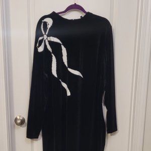 Sequin Bow Applique Dress NWT SIZE 28